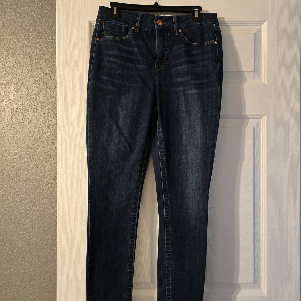 Seven7 Dark Blue Women's Skinny Jeans